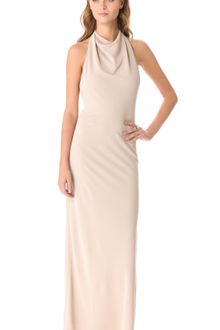 Halston Heritage Halter Gown - Lyst