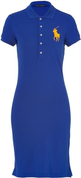 big pony mesh polo dress