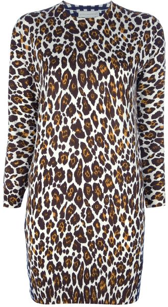 Stella McCartney Contrast Side Dress - Lyst