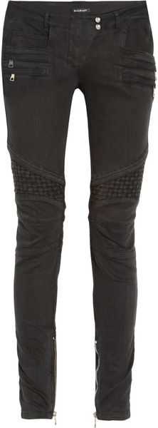 Balmain Lowrise Skinny Pants - Lyst