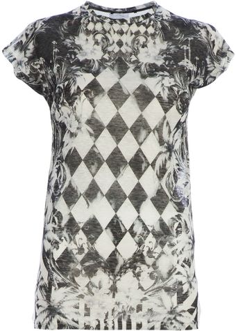 Balmain Print T-shirt - Lyst