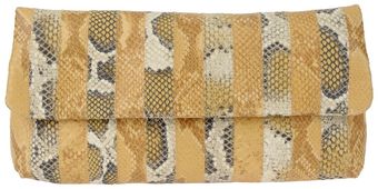 Elie Tahari Medium Leather Clutch - Lyst