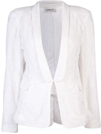 Sam & Lavi Renata Floral Lace Blazer - Lyst