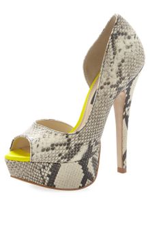 Steven By Steve Madden Amplifyd Snakeprint Pump - Lyst