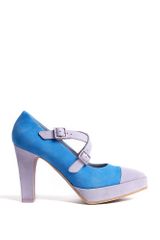 Acne Savannah Two Tone Double Strap Platform Shoe