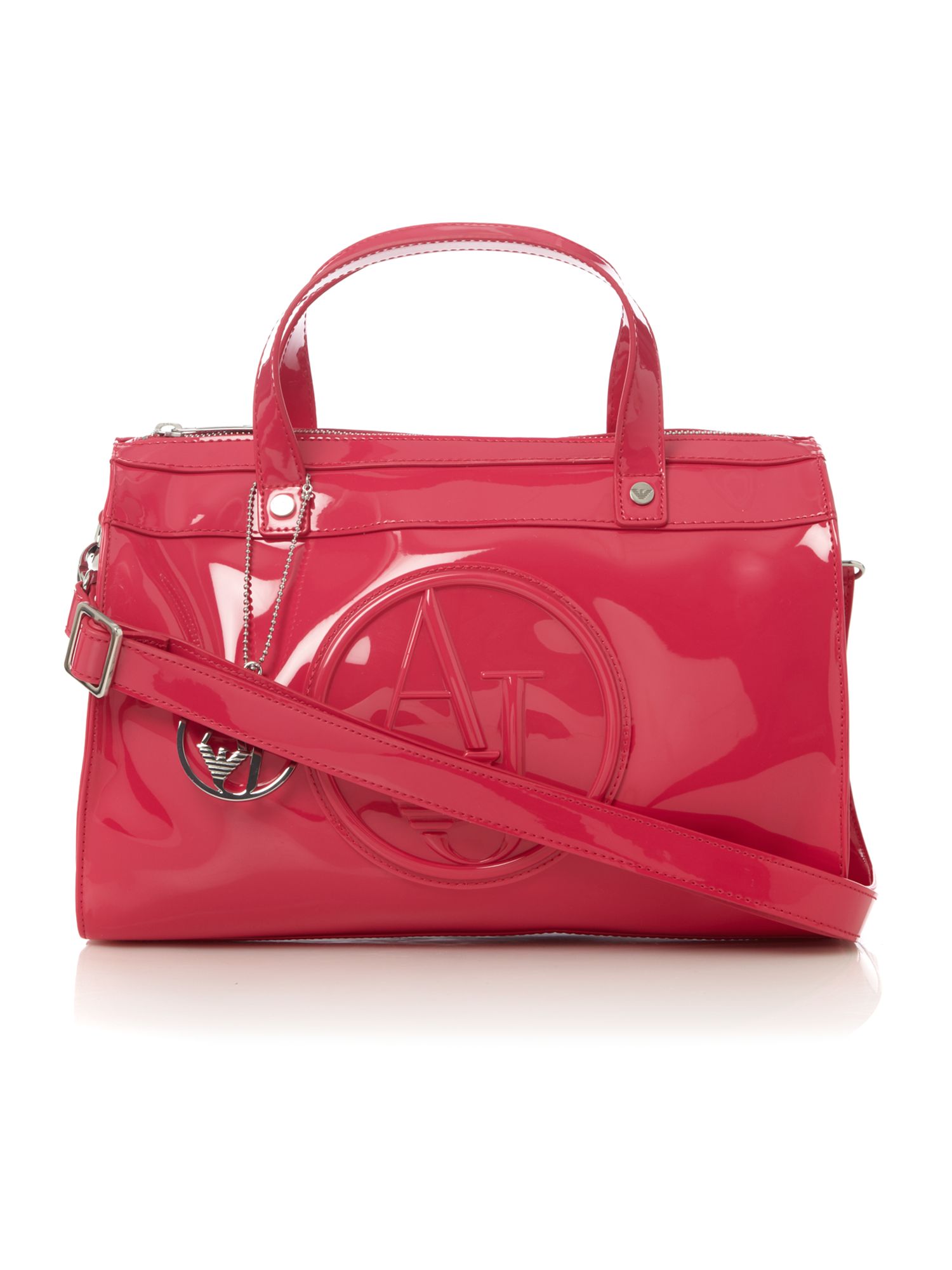 pink armani bag