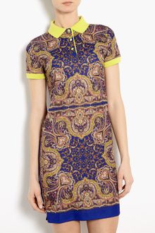 Carven Paisley Polo Dress - Lyst