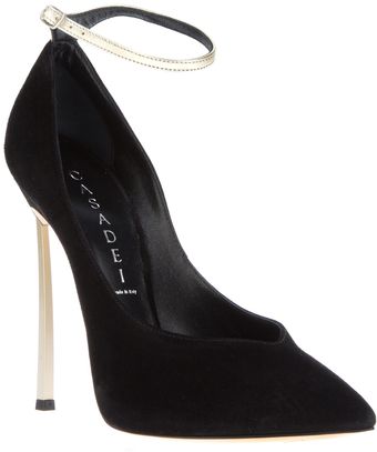 Casadei Pointed Toe Pump - Lyst