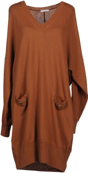 Chloé Short Dress - Lyst