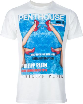 Philipp Plein Printed T-shirt - Lyst