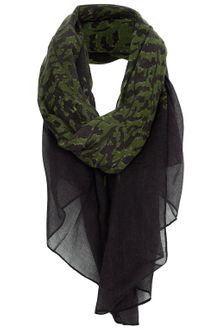 Topshop Coloured Leopard Scarf - Lyst