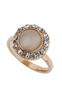 Topshop Catseye Stone Ring - Lyst