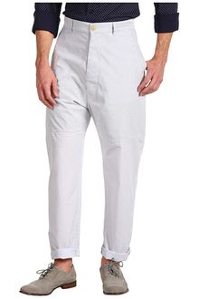 Vivienne Westwood Man Garmentdyed Drop Crotch Seersucker Trouser - Lyst