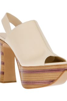 Chloé Block Heel Sandal - Lyst
