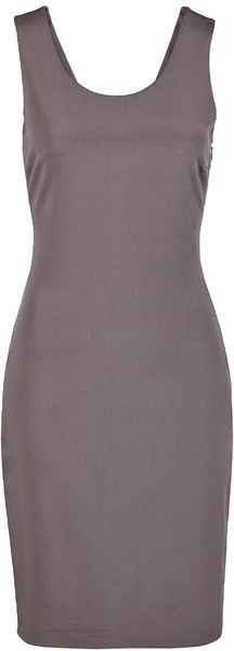 Gucci Gucci Dress Grey - Lyst