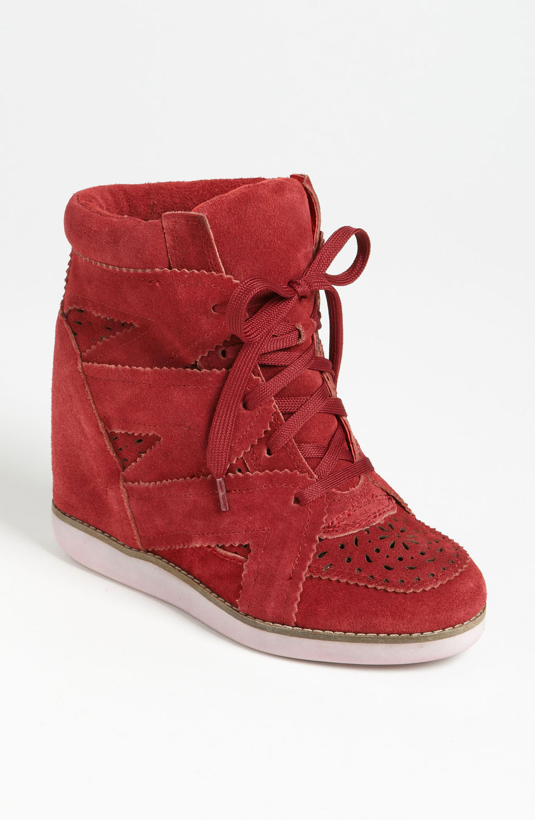 suede sneaker wedge