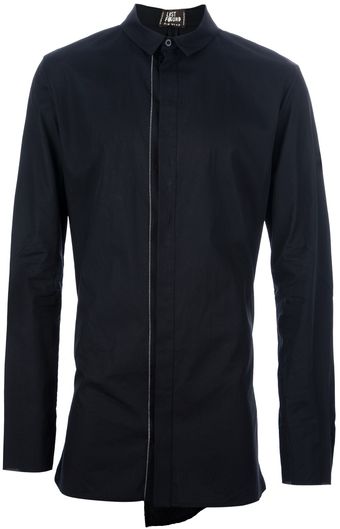Lost and Found Oversized Asymmetric Shirt - Lyst
