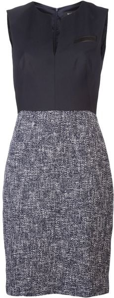 Paul Smith Tweed Dress - Lyst