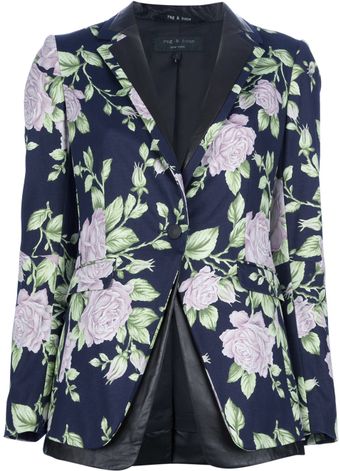 Rag & Bone Printed Blazer - Lyst