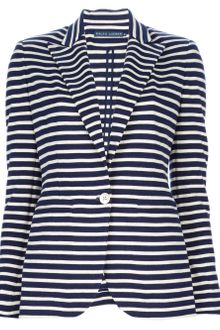 Ralph Lauren Blue Label Striped Blazer - Lyst