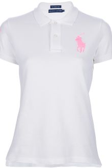 Ralph Lauren Blue Label Brand Print Polo Shirt - Lyst