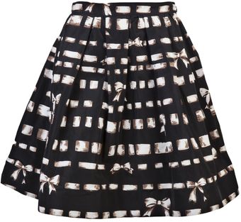 RED Valentino Printed Skirt - Lyst