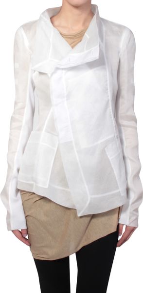 Rick Owens Eileen Organza Jacket - Lyst