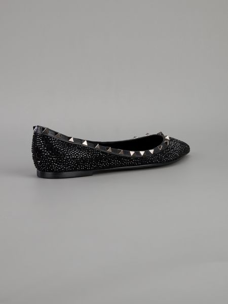 black valentino flats