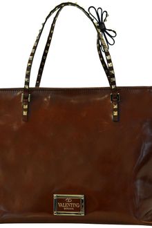 Valentino Leather Shopping Bag with Studs - Lyst