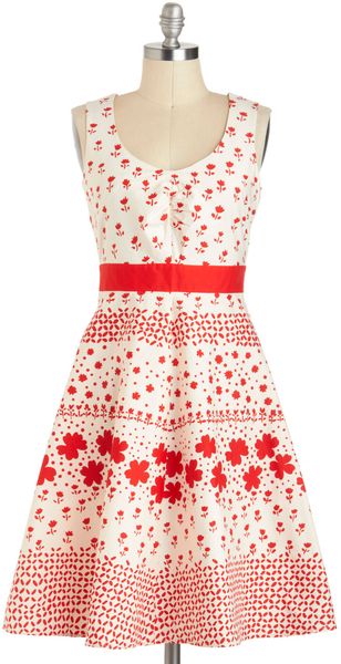 ModCloth Stamp Of My Style Dress - Lyst