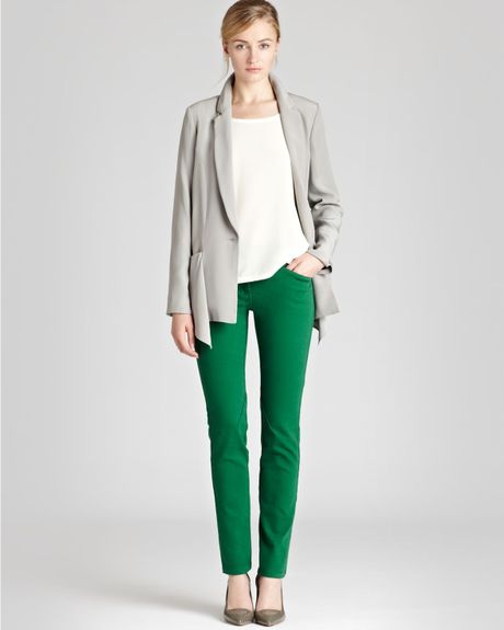 Reiss Jeans Ross Dart Slim Leg Jeans in Green (emerald) | Lyst