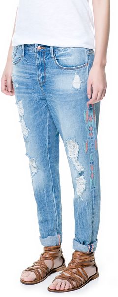 Zara Baggy Trousers  - Lyst