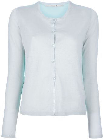 Schumacher Peplum Cardigan - Lyst