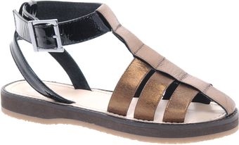 Asos Asos Fun Gladiator Flat Sandals - Lyst