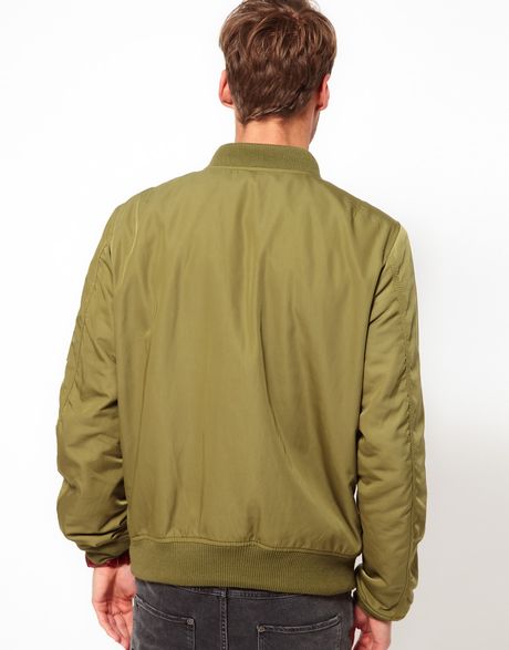 diesel bomber jacket green