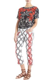 Isabel Marant Napoli Embellished Eyelet Short Sleeve Top - Lyst
