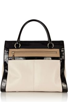 Karen Millen Colour Block Big Bag - Lyst
