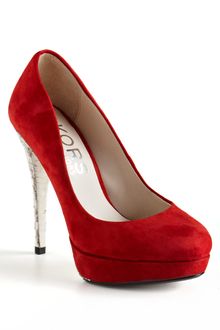 Kors By Michael Kors Cyprien Suede Platform Pumps - Lyst