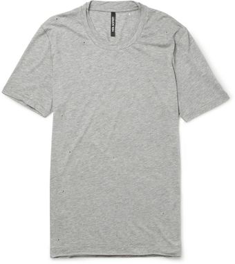 Neil Barrett Distressed Jersey Tshirt - Lyst