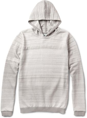 S.N.S Herning Iteration Jacquard Cotton and Woolblend Hooded Sweater - Lyst