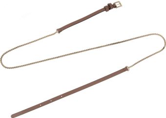 Valentino Leather and Chain Belt - Lyst