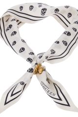 Alexander McQueen Skull Print Foulard
