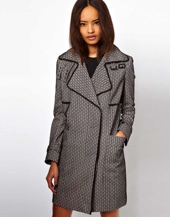 ASOS Collection Asos Bonded Lace Mac - Lyst