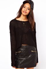 ASOS Collection Asos Cropped Fluffy Jumper
