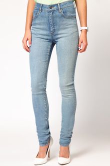 Cheap Monday High Waist Skinny Jeans - Lyst