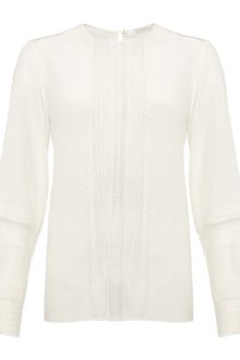 Chloé Lace Insert Top - Lyst