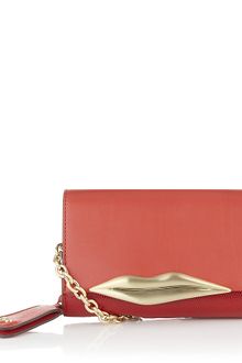 Diane Von Furstenberg Carolina Mini Lips Clutch - Lyst