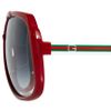 Gucci Red and White Square Aviator Sunglasses in Red (hd8redwhite) - Lyst