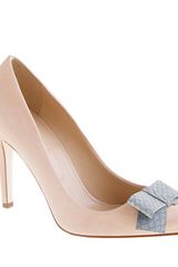 J.Crew Collection Contessa Snakeskinbow Pumps