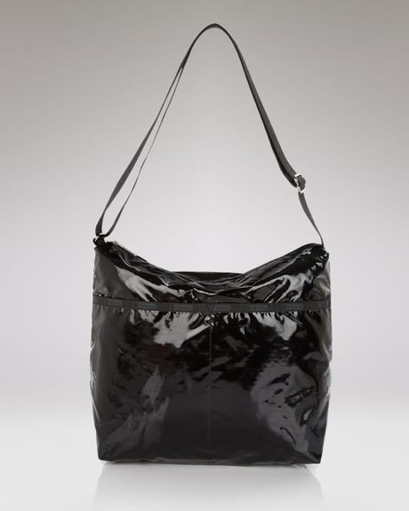 Lesportsac Cleo Crossbody Bag in Black Shine in Black (black patent) | Lyst